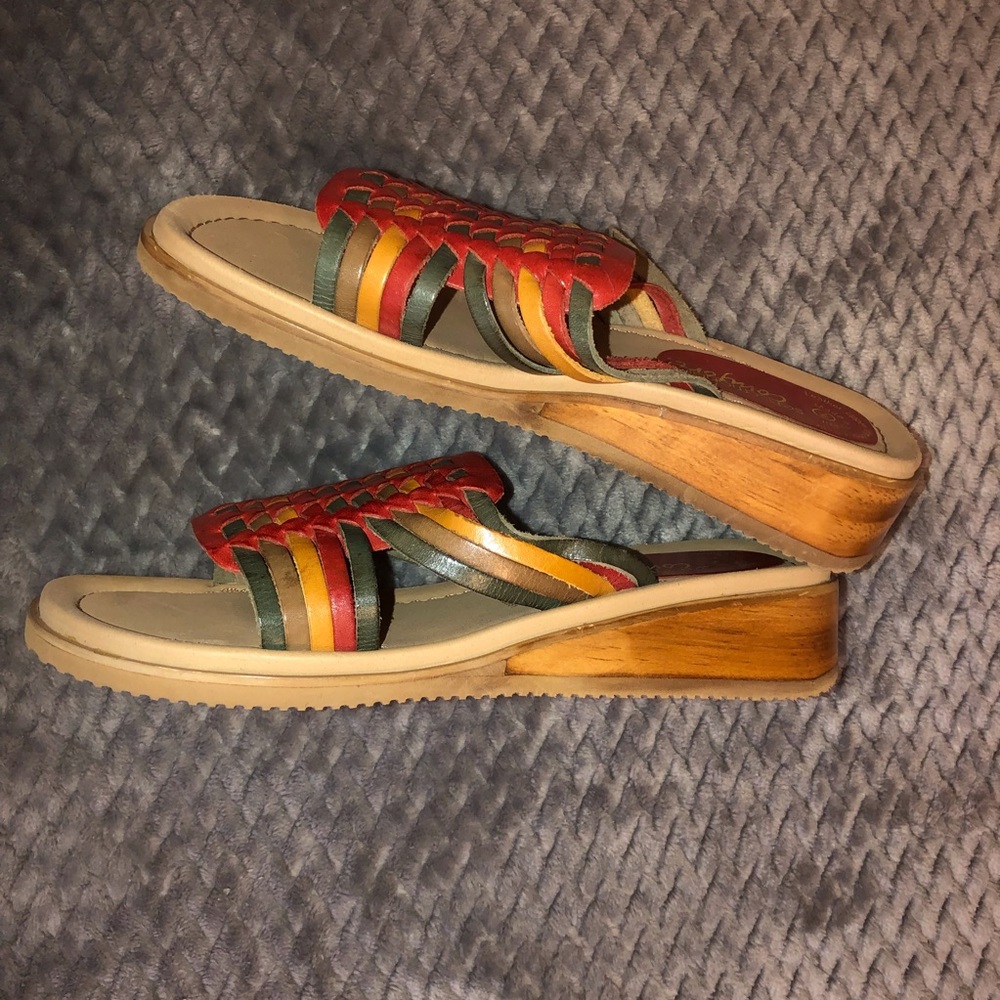 Leather Slide Ons B9 - Picture 5 of 9